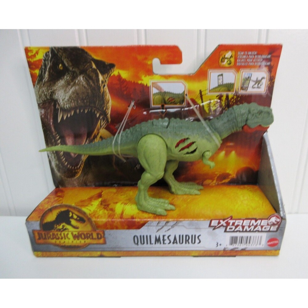 Jurassic World Dominion Quilmesaurus Dinosaur Extreme Damage Action Figure Toy